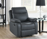 Barkley 1 Seater Manual Recliner Dark Grey | BLY-311-DKGY