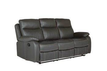 Barkley 3 Seater Manual Recliner Dark Grey | BLY-313-DKGY