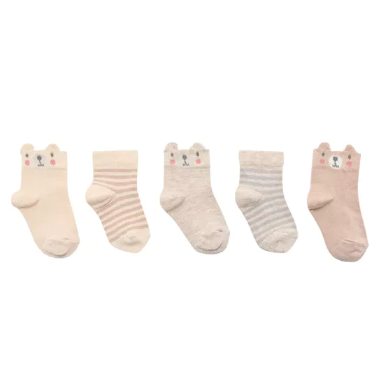 Bambino Socks Unisex Bear Gift Pack Of 5 Pairs | BM279