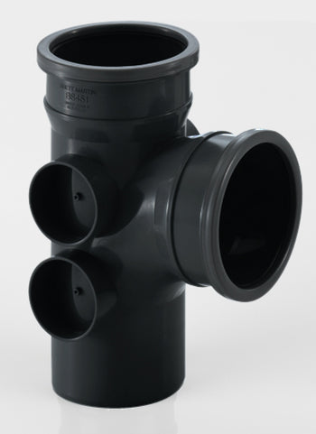 110mm X 92.5 Degree Double Socket Branch With 4 Bosses En 1329-1 | BS451B