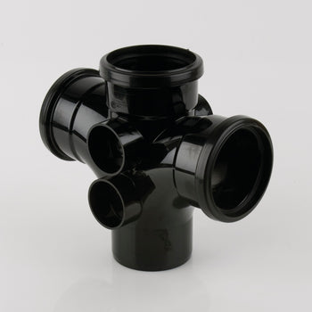 110mm X 92 Degree Triple Socket Double Branch With 4 Bosses En 1329-1 | BS490B