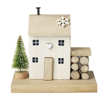 Heaven Sends Wooden House With Logs & Tree | BYZ400