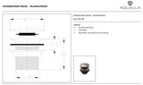 Bath Clicker Waste – Brushed Nickel