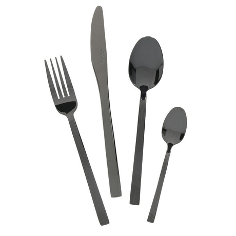 Mikasa Ciara Diseno 16 Piece Cutlery Set - Black | C000390