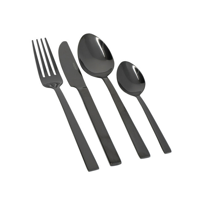 Mikasa Ciara Diseno 16 Piece Cutlery Set - Black | C000390