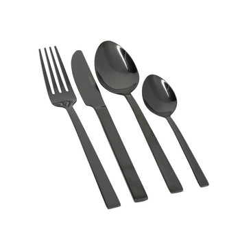 Mikasa Ciara Diseno 16 Piece Cutlery Set - Black | C000390