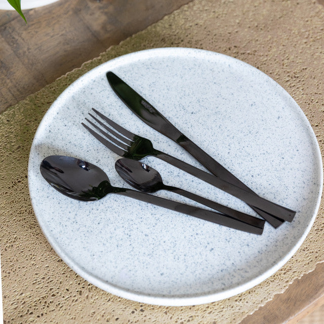 Mikasa Ciara Diseno 16 Piece Cutlery Set - Black | C000390