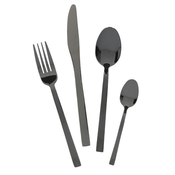 Mikasa Ciara Diseno 16 Piece Cutlery Set - Black | C000390