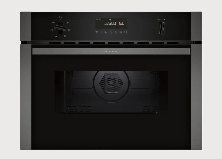 Neff N 50 Built-In Microwave Oven with Hot Air - Graphite-Grey | C1AMG84G1B