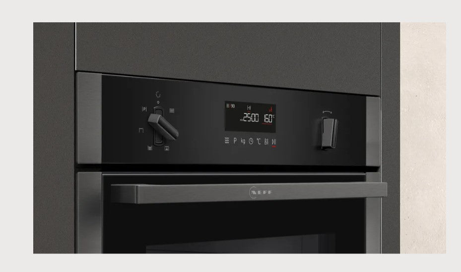 Neff N 50 Built-In Microwave Oven with Hot Air - Graphite-Grey | C1AMG84G1B