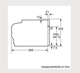 Neff N70 Built-In Compact Oven with Microwave Function - Graphite-Grey | C24MR21G0B