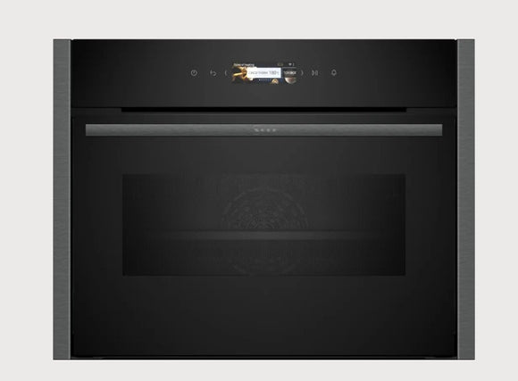 Neff N70 Built-In Compact Oven with Microwave Function - Graphite-Grey | C24MR21G0B