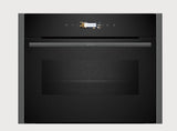 Neff N70 Built-In Compact Oven with Microwave Function - Graphite-Grey | C24MR21G0B