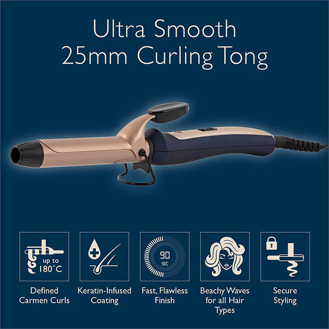 Carmen 25mm Curling Tong | C81060BC