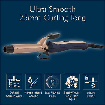 Carmen 25mm Curling Tong | C81060BC