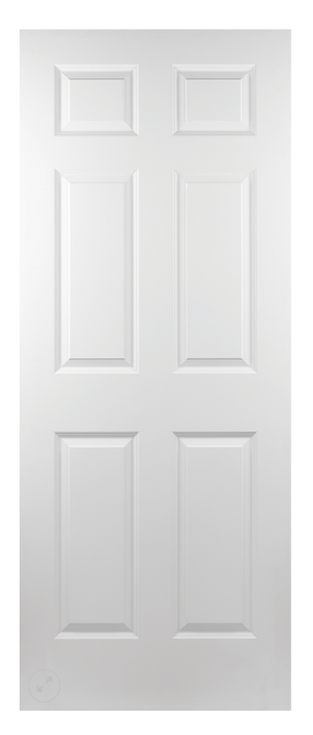Seadec Regency 44mm 6 Panel Wood Grain Door