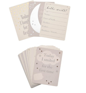 Bambino Little Star Baby Milestone Cards with Foil | CG1535