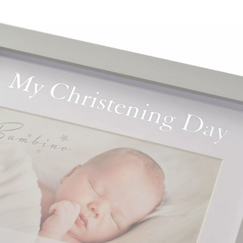 Bambino My Christening Day Frame 6" x 4" - Grey | CG1637