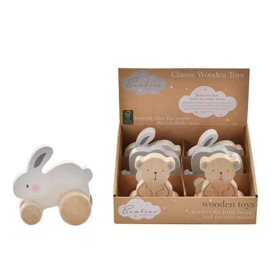 Bambino Wooden Toy Push Animals | CG1773