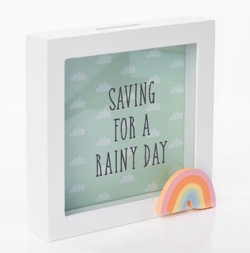 Petit Cheri Money Box Rainbow Design "Saving for A Rainy Day" | CG1857