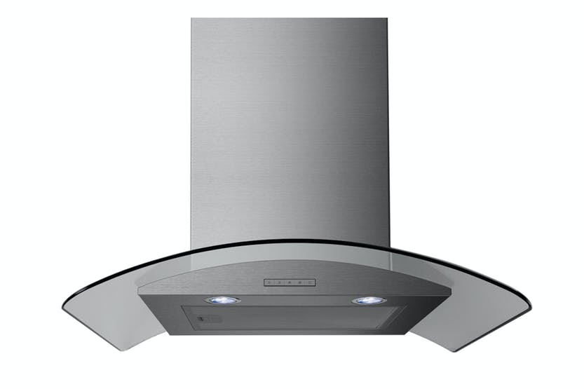 Belling 60cm Curved Glass Chimney Hood-Stainless/Steel | CHIM604GSTA