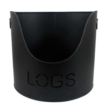 Castle Living Logs Bucket Black | CL404944