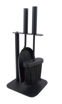 Castle Living Upright Hearth Tidy Black | CL405309