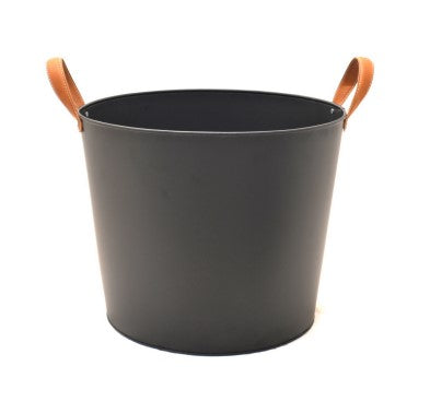 Castle Living Leather Handle Log Bucket | CL407891
