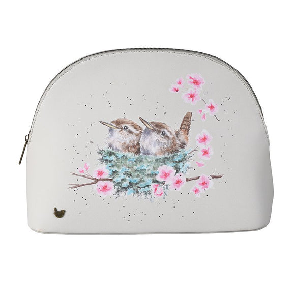 Wrendale Home Tweet Home Wren Large Cosmetic Bag | CMBL005