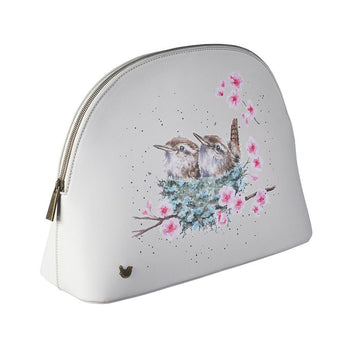 Wrendale Home Tweet Home Wren Large Cosmetic Bag | CMBL005