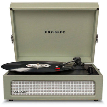 Crosley Voyager Portable Turntable with Bluetooth Receiver and Built-in Speakers - Sage| CR8017B-SA4
