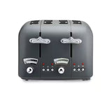 DeLonghi Argento Silva 4 Slice Toaster - Grey | CT04.GY