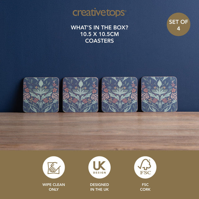 Creative Tops Arts & Craft 4pk Premium Coasters | CTDCARTPK4
