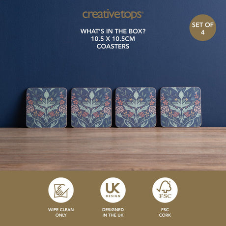 Creative Tops Arts & Craft 4pk Premium Coasters | CTDCARTPK4