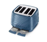 DeLonghi Ballerina Seta 4 Slice Toaster - Silk Blue | CTDS4003.BL