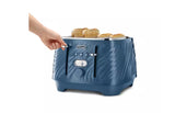 DeLonghi Ballerina Seta 4 Slice Toaster - Silk Blue | CTDS4003.BL
