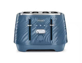 DeLonghi Ballerina Seta 4 Slice Toaster - Silk Blue | CTDS4003.BL