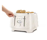 Delonghi Ballerina Seta 4 Slice Toaster - Silk Beige | CTDS4003.CR