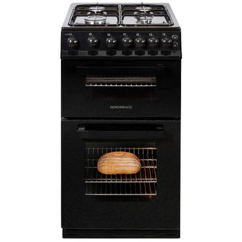 NordMende 50cm LPG Gas Cooker - Black | CTG52LPGBK