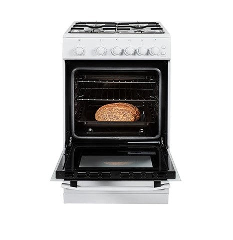 NordMende 50cm LPG Gas Twin Cavity Cooker - White | CTG52LPGWH