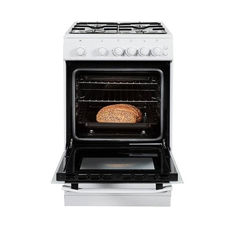 NordMende 50cm LPG Gas Twin Cavity Cooker - White | CTG52LPGWH