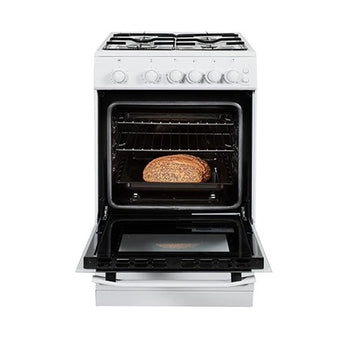 NordMende 50cm LPG Gas Twin Cavity Cooker - White | CTG52LPGWH