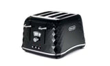 DeLonghi Brillante 4 Slice Toaster - Black | CTJ4003BK