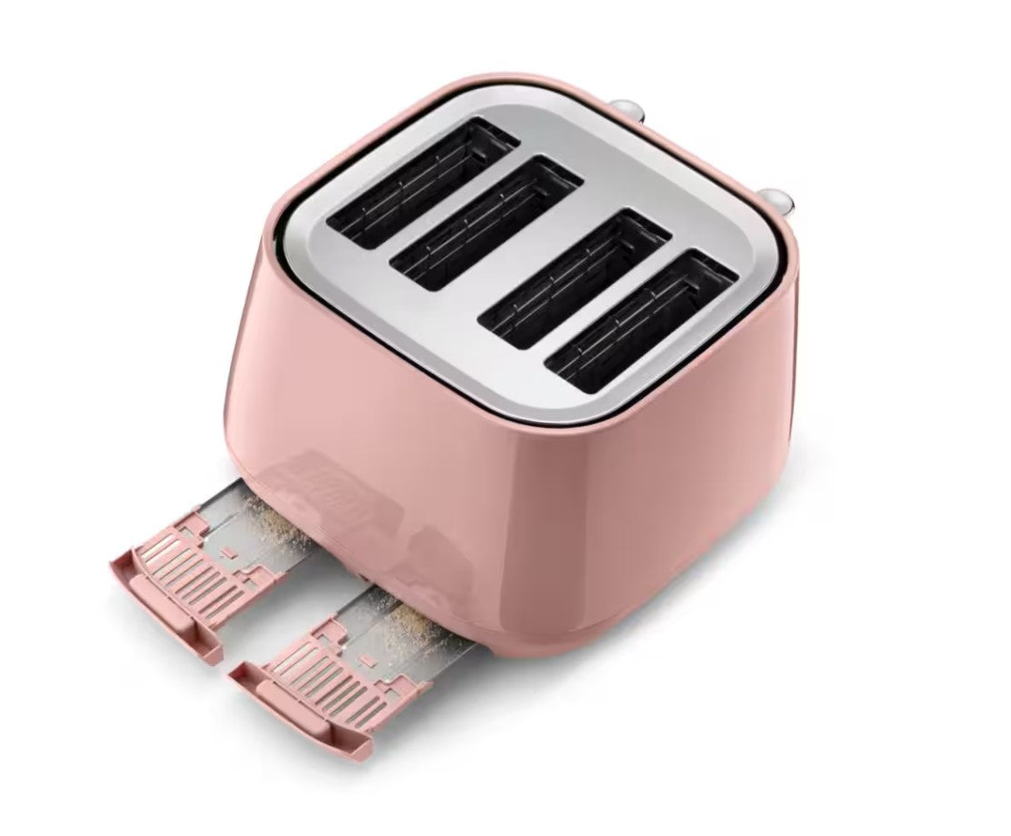 DeLonghi Eclettica 4 Slice Toaster - Pink | CTY4003.PK