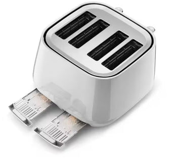 DeLonghi Eclettica 4 Slice Toaster - White | CTY4003.W
