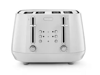DeLonghi Eclettica 4 Slice Toaster - White | CTY4003.W