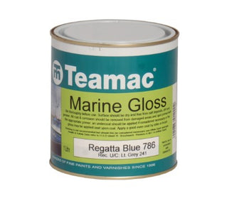 Teamac Marine Gloss Paint 1ltr - Blue | CVT1000BLU