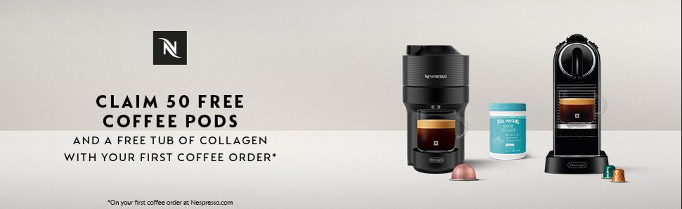 Nespresso Vertuo White Pop Coffee Bundle | XN920141