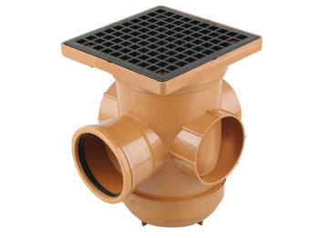 Wavin Sewer Solvent Socket Bottle Gully 87.5° 110mm | D4309