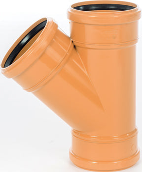 Wavin Sewer D/S Equal Branch 45° 110mm | D6003